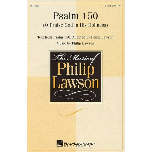 Psalm 150 2 Pt Arr Lawson
