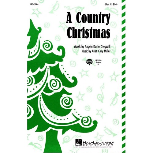 Country Christmas 2 Pt Arr Miller 