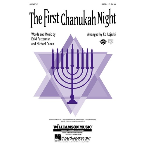 First Chanukah Night SATB Arr Lojeski (Octavo)
