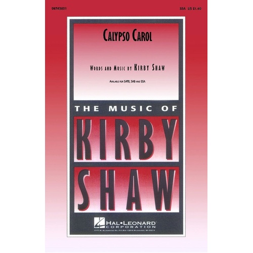 Calypso Carol SSA Arr Shaw (Octavo)