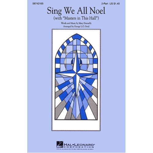 Sing We All Noel With Masters In Hall 2 Pt (Octavo)