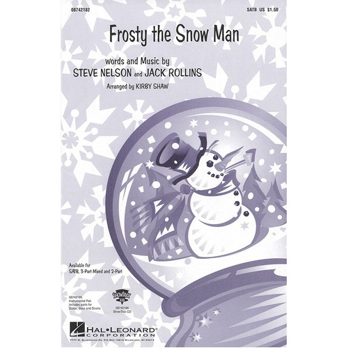 Frosty The Snow Man SATB (Octavo)