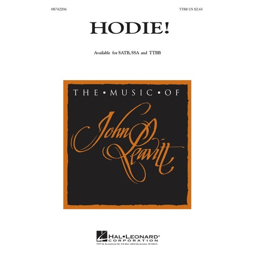 Hodie TTBB (Octavo)