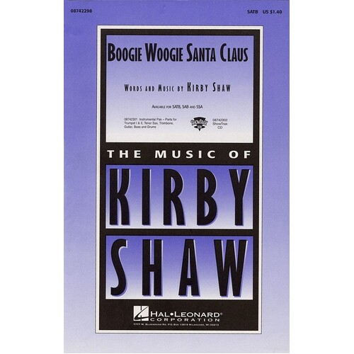 Boogie Woogie Santa Claus SATB (Octavo)