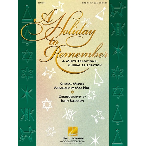 Holiday To Remember Medley SATB Score (Softcover Book)