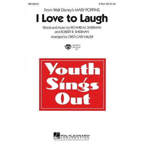 I Love To Laugh 2Pt (Octavo)