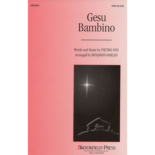 Gesu Bambino SATB Arr Harlan (Octavo)