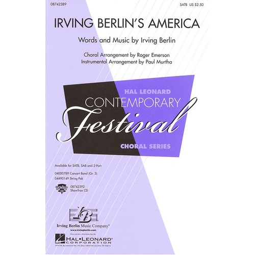Irving Berlins America Band/Choral ShowTrax CD (CD Only)