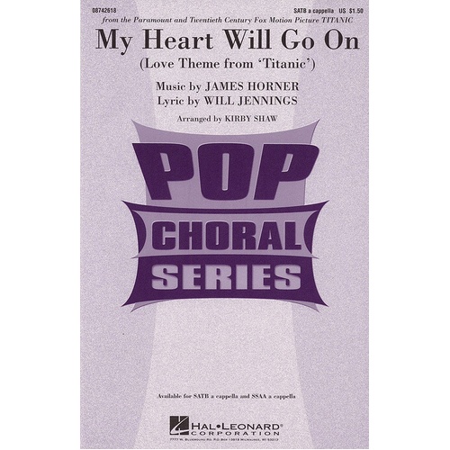 My Heart Will Go On SSAA (Octavo)