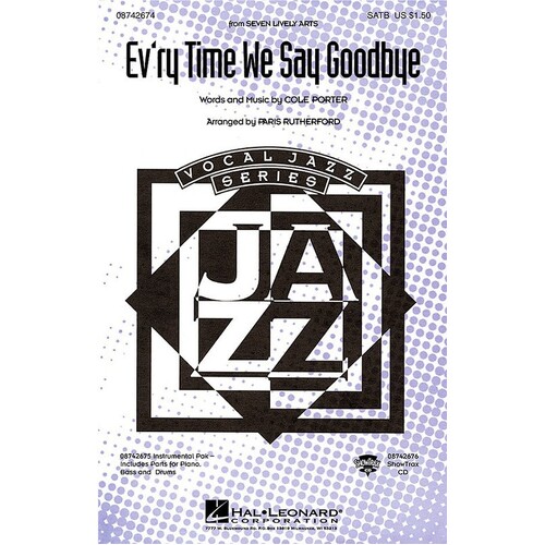 Evry Time We Say Goodbye SATB