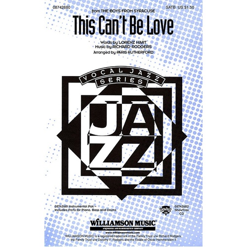 This Cant Be Love SATB (Octavo)
