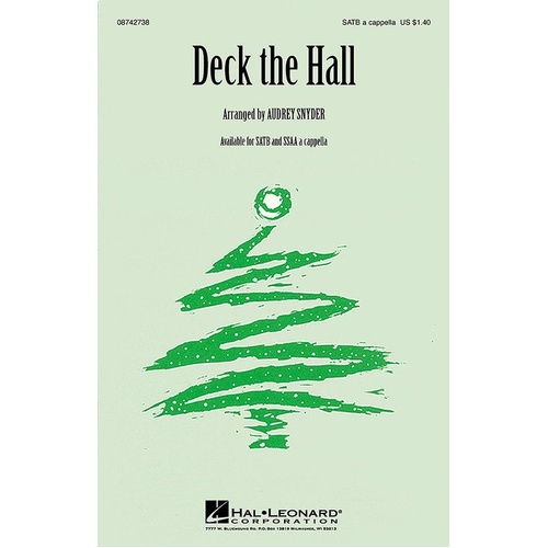 Deck The Hall SSAA A Cappella (Octavo)