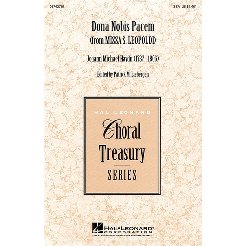 Dona Nobis Pacem SSA (Octavo)