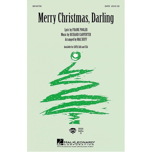 Merry Christmas Darling SSA (Octavo)
