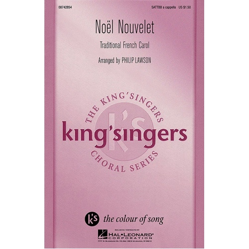 Noel Nouvelet Arr Lawson SaTTBB (Octavo)