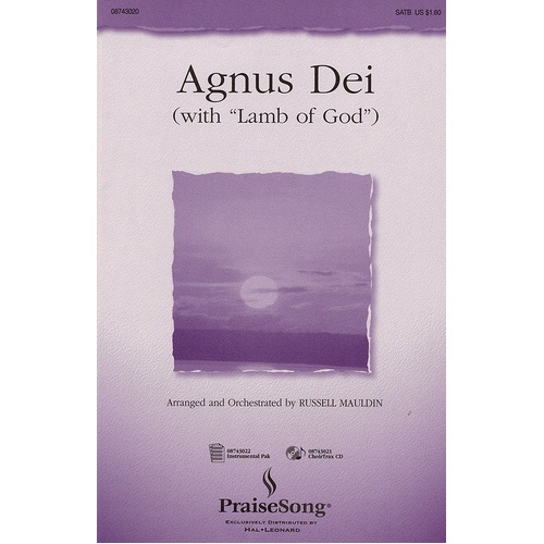 Agnus Dei Ipak Full Orchestra (Music Score/Parts)