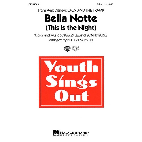 Bella Notte (This Is The Night) ShowTrax CD (CD Only)
