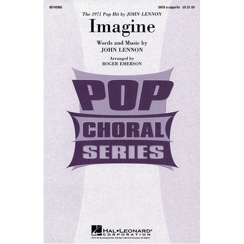 Imagine SATB A Cappella (Octavo)