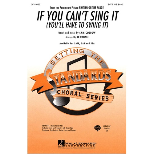 If You Cant Sing It Ipak (Set of Parts)