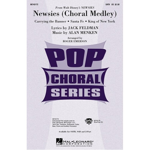 Newsies (Medley) SATB
