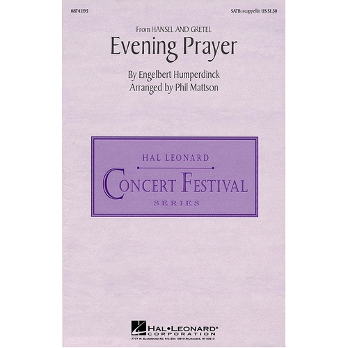 Evening Prayer SATB A Cappella (Octavo)