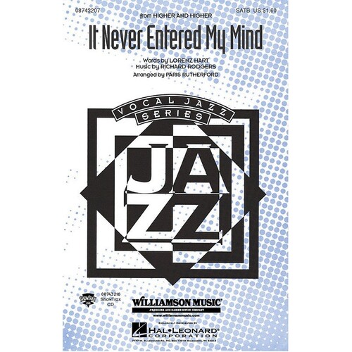 It Never Entered My Mind SATB (Octavo)