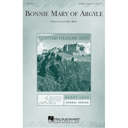 Bonnie Mary Of Argyle TTBB A Cappella (Octavo)