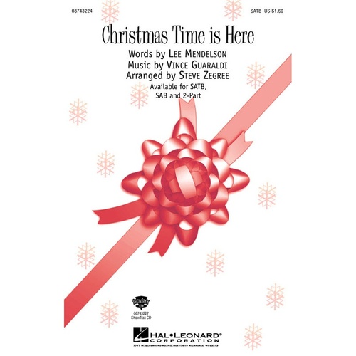 Christmas Time Is Here SAB (Octavo)