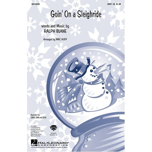 Goin On A Sleigh Ride SATB (Octavo)