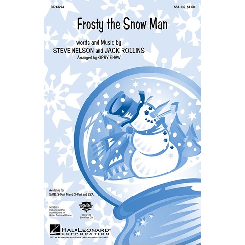 Frosty The Snow Man SSA (Octavo)