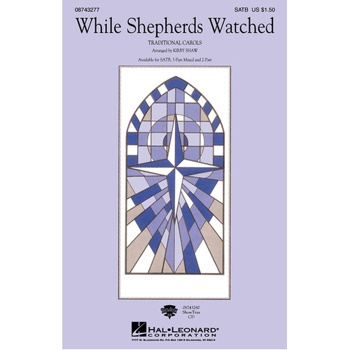 While Shepherds Watched ShowTrax CD (CD Only)
