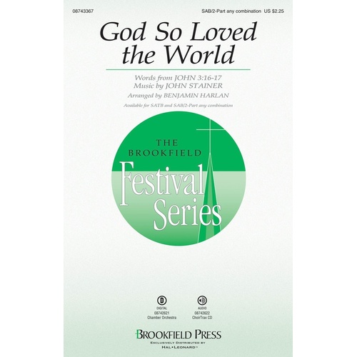 God So Loved The World 2Pt/SAB (Octavo)