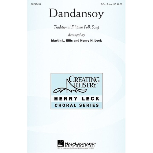 Dandansoy Choral Score by Hal Leonard - 8 Pages, Henry Leck Creating Artistry Series