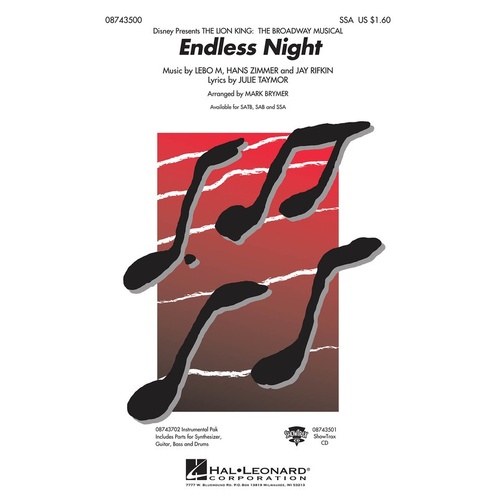 Endless Night SSA (Octavo)