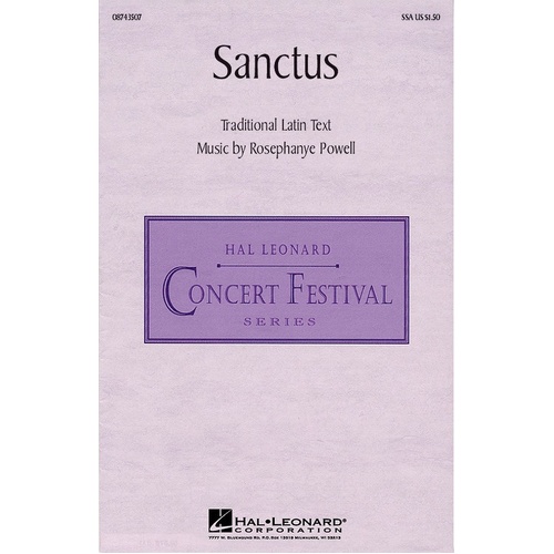 Sanctus SSA (Octavo)