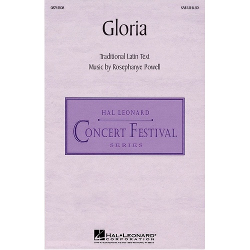 Gloria SAB (Octavo)