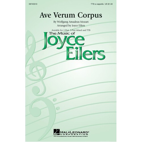 Ave Verum Corpus TTB A Cappella (Octavo)