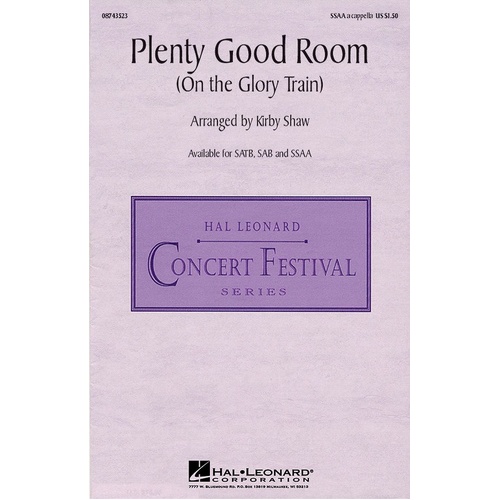 Plenty Good Room SSAA A Cappella (Octavo)