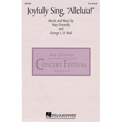 Joyfully Sing Alleluia SSA A Cappella (Octavo)