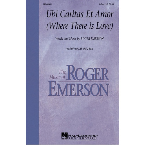 Ubi Caritas Et Amor SAB (Octavo)