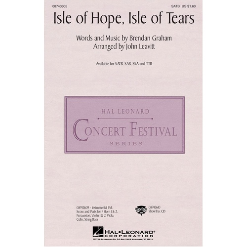 Isle Of Hope Isle Of Tears SATB (Octavo)