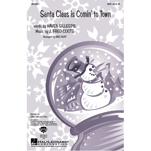 Santa Claus Is Coming To Town 2Pt (Octavo)