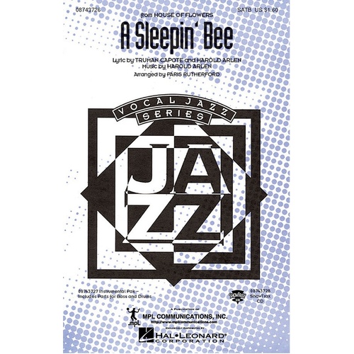 A Sleepin Bee SATB A Cappella (Octavo)