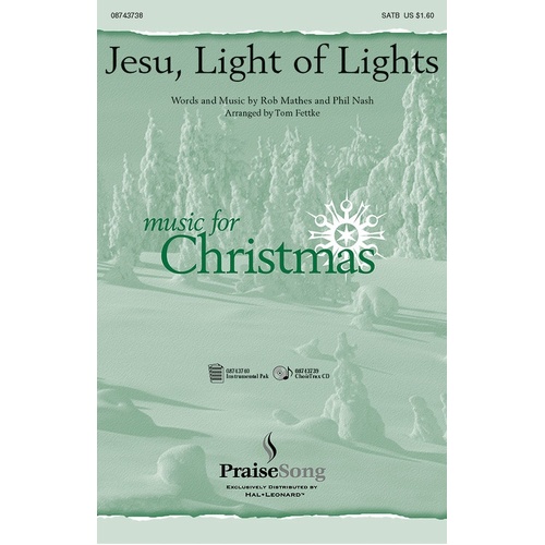 Jesu Light Of Lights SATB (Octavo)