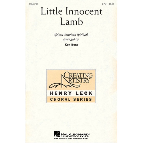 Little Innocent Lamb 2Pt (Octavo)