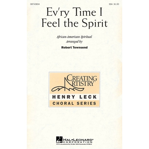 Evry Time I Feel The Spirit SSA (Octavo)