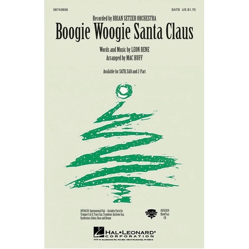 Boogie Woogie Santa Claus SATB (Octavo)