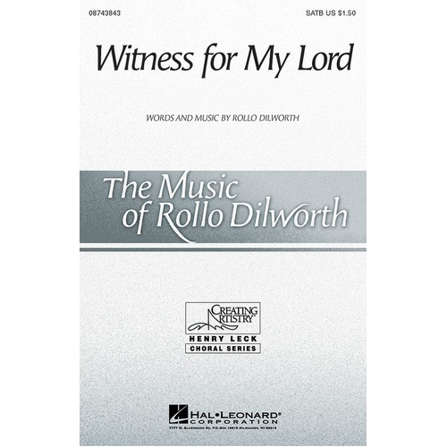 Witness For My Lord SATB (Octavo)