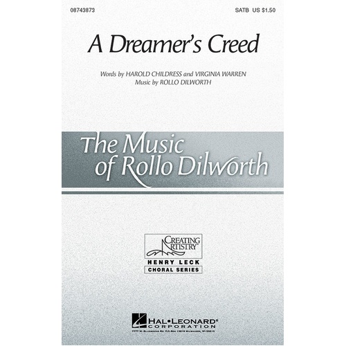 Dreamers Creed SATB (Octavo)