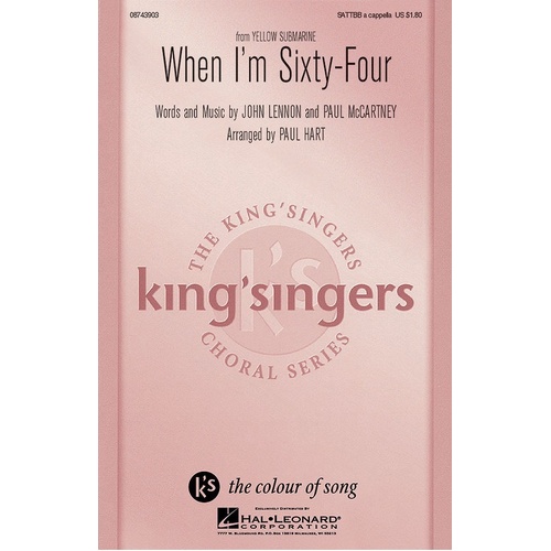 When Im Sixty Four SaTTBB A Cappella (Octavo)